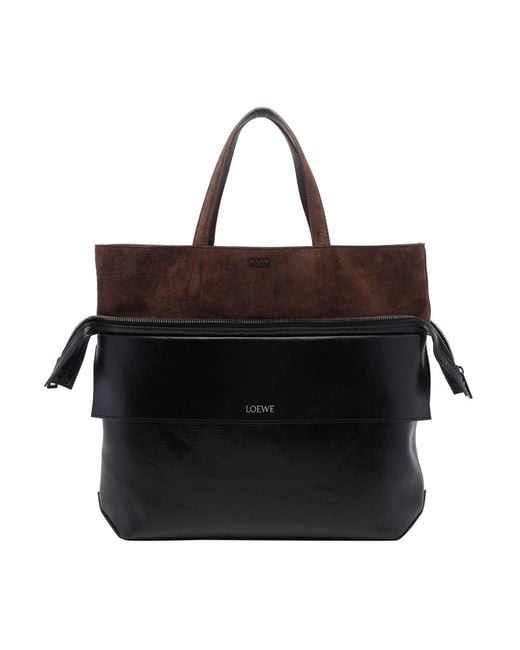 Loewe Black Small Switch Tote Bag for men
