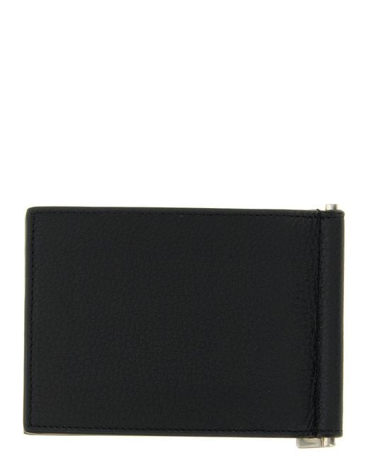 Saint Laurent Black 'Tiny Cassandre' Card Holder for men