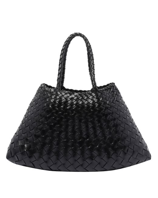 Dragon Diffusion Black Small Santa Croce Shoulder Bag