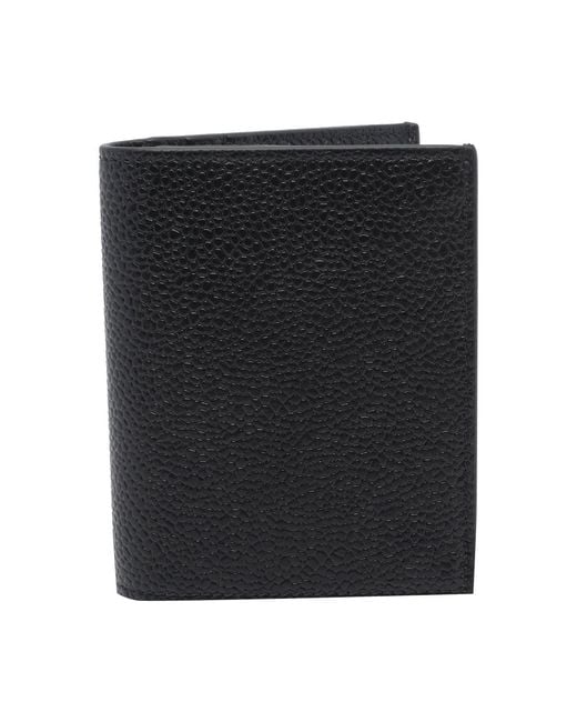 Thom Browne Black Cards Holder for men