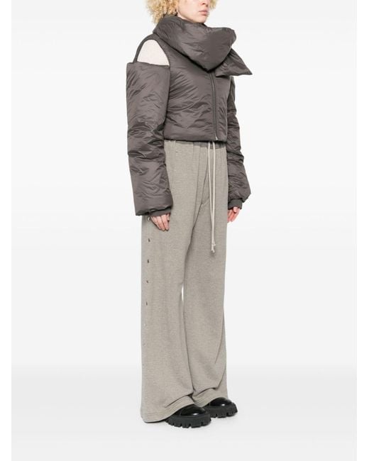 Rick Owens Gray Winter Jackets