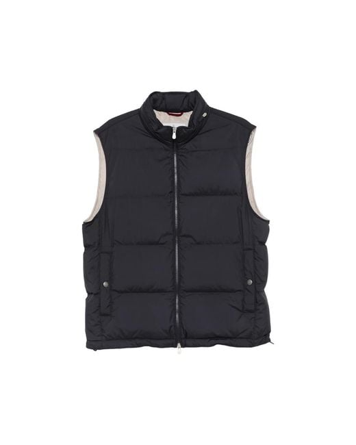 Brunello Cucinelli Blue Jackets for men