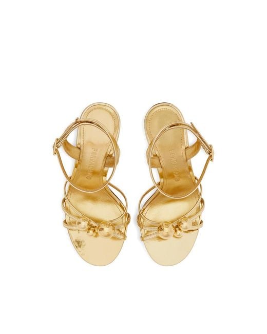 Ferragamo Metallic Shoes