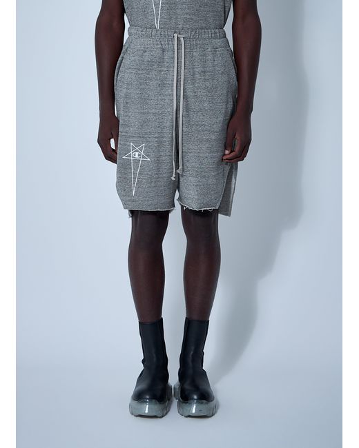 Rick Owens X Champion Beveled Pods Shorts in Gray for Men | Lyst Rick Owens X Champion Beveled Pods Shorts in Gray for Men | Lyst