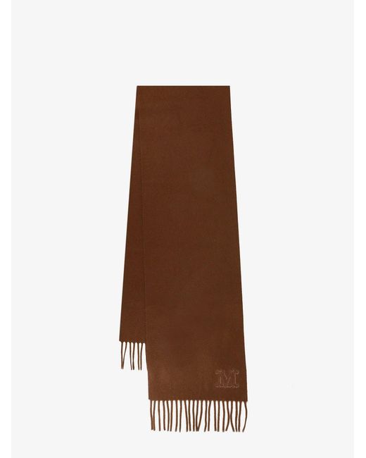 Max Mara Women's Brown Wsdalia Cashmere Scarf