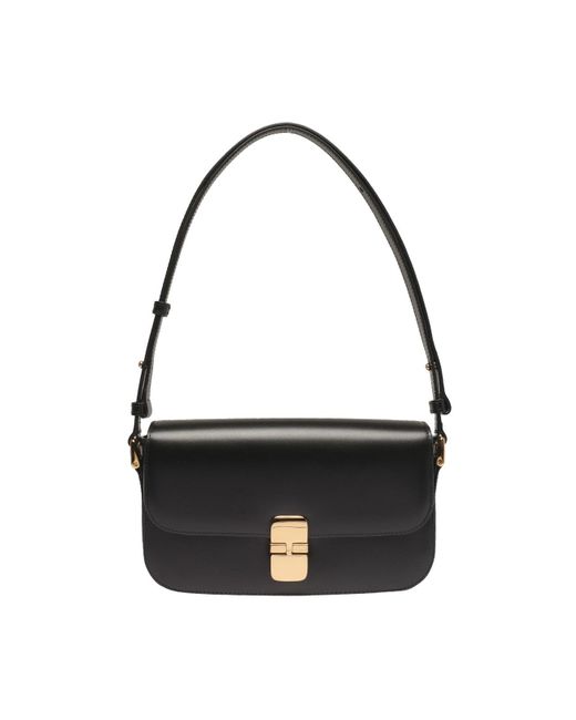 A.P.C. Black Grace Baguette Bag