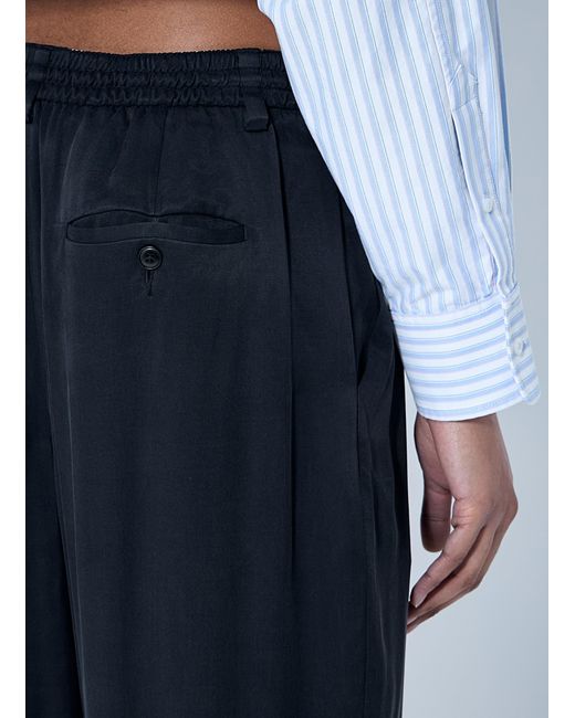 Alexander Wang Blue Pleated Pants