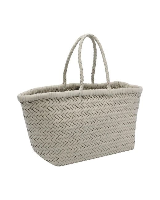 Dragon Diffusion Gray Small Triple Jump Handbag