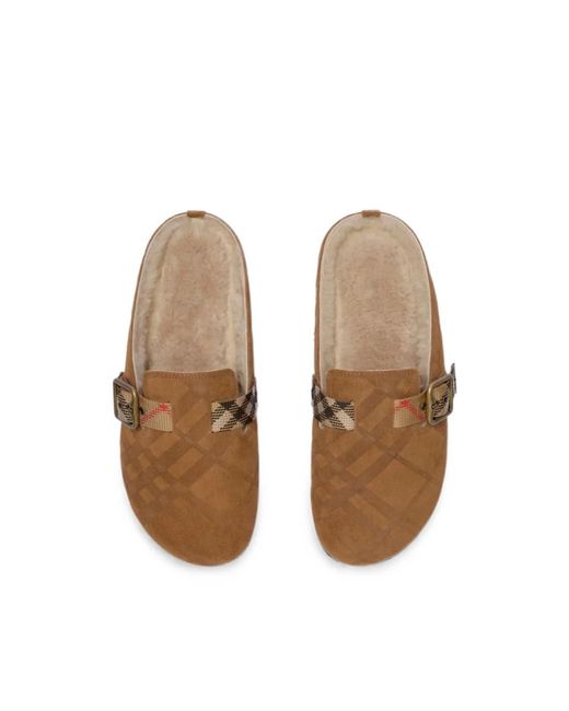 Burberry Brown Slippers