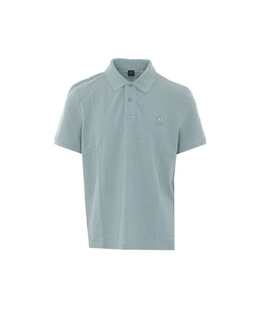 Moose Knuckles Blue Everett Polo for men