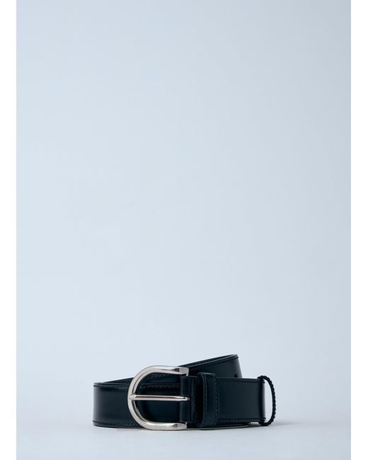 Prada Blue Leather Belt for men