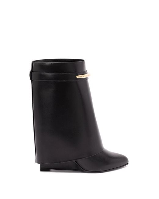 Givenchy Black 'Shark Pinch' Ankle Boots