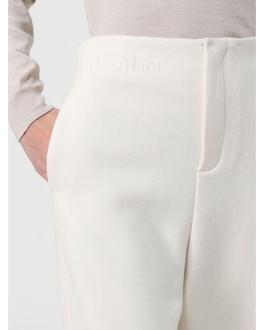 Max Mara White Pants Ivory for men