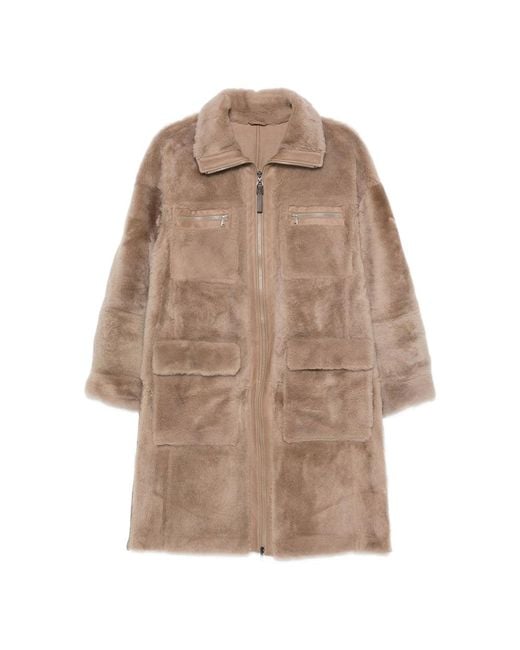 Brunello Cucinelli Brown Neutrals Coats
