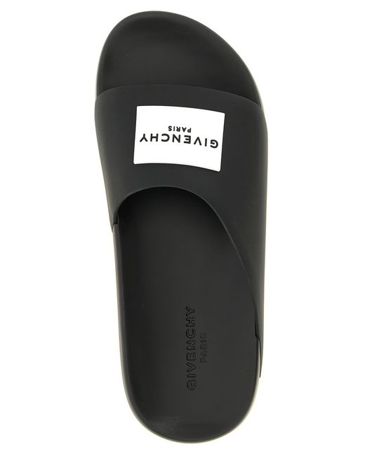 Givenchy Black 'Label' Mules