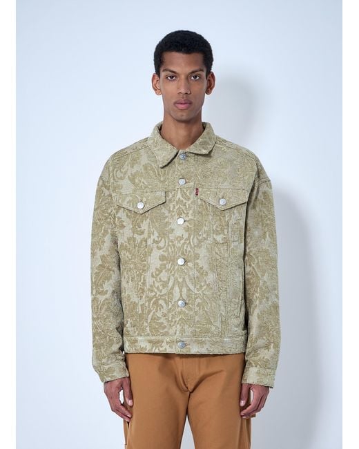 Junya Watanabe Natural Patterned Denim Jacket for men