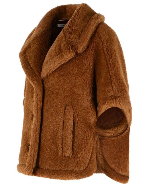 Max Mara Brown Boxy Cape