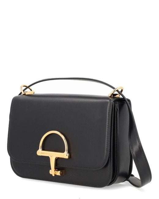 Gucci Black Leather Siena Crossbody Bag