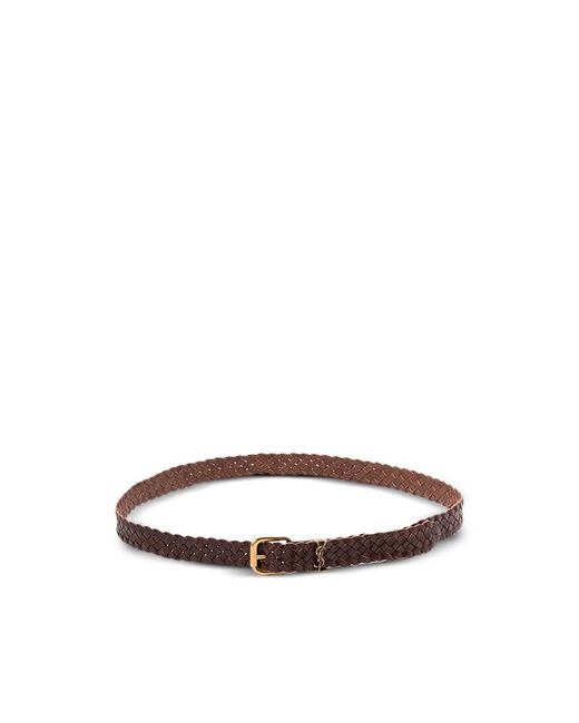 Saint Laurent Brown Belts for men