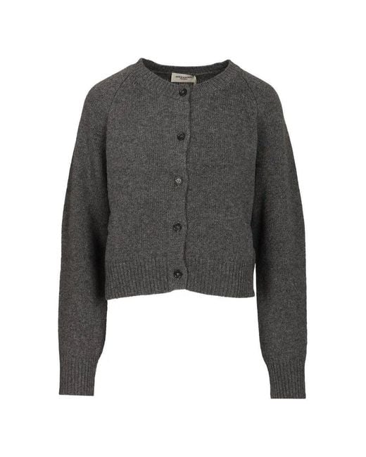 Weekend by Maxmara Gray Button-Down Cardigan