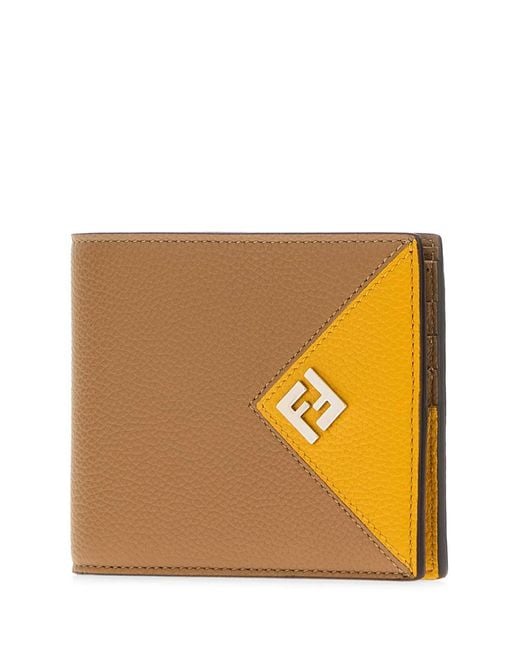 Fendi Brown Leather Lui Wallet for men