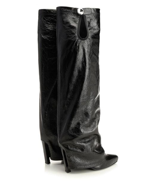 The Attico Black "Leon" Boot
