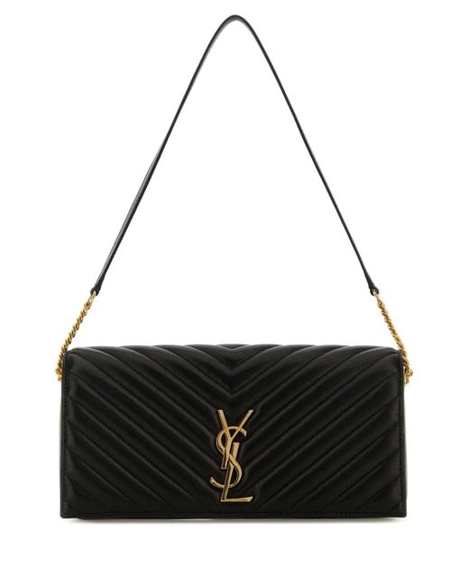 ショルダーバッグ・ポシェット Saint Laurent Black Nappa Letaher Kate 99 Shoulder Bag Saint Laurent Nappa Letaher Kate 99 Shoulder Bag in Black | Lyst