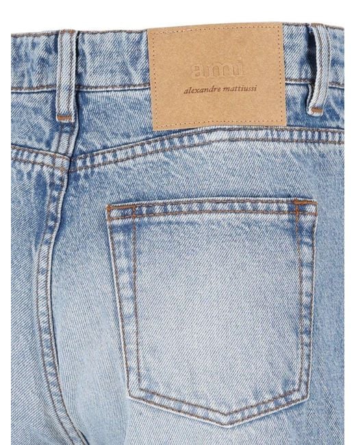 AMI Blue Ami Flare Jeans