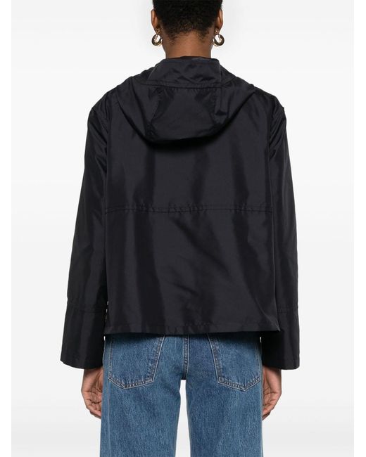 Fay Black Short Parka Coat