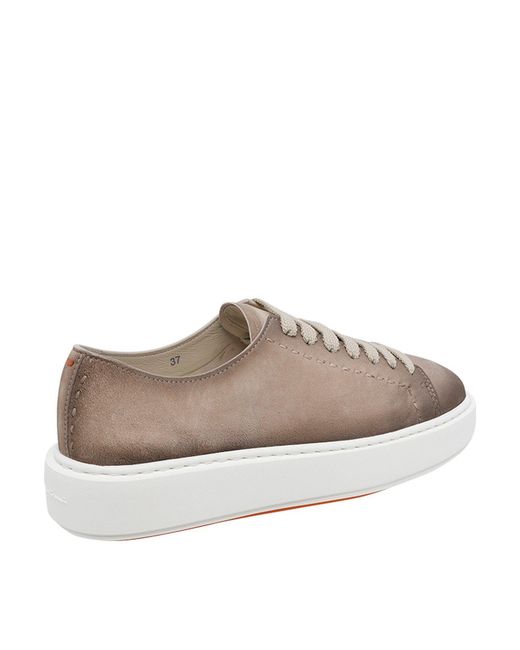 Santoni Brown Sneakers