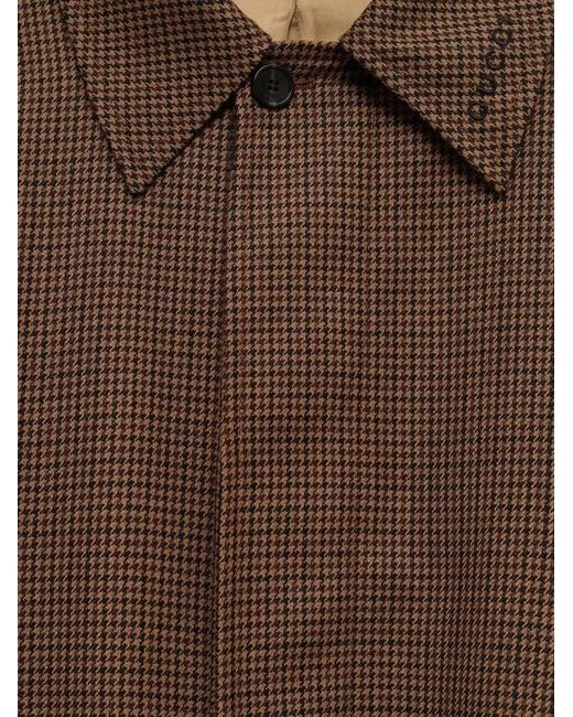 Gucci Brown Wool Coat for men