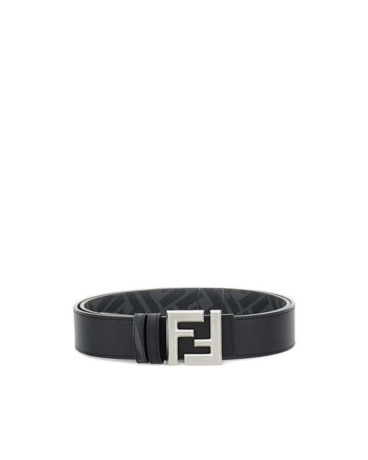 Fendi Black Belts for men