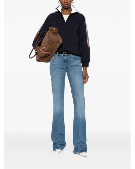 Gucci Blue Flare Pants