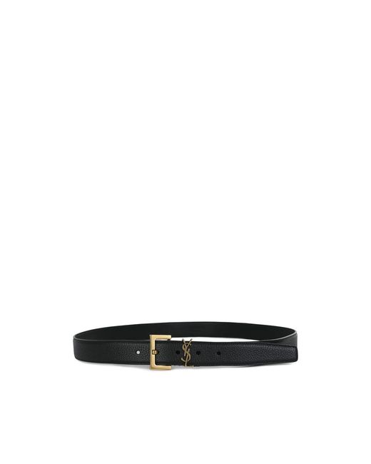 Saint Laurent Black Belts for men