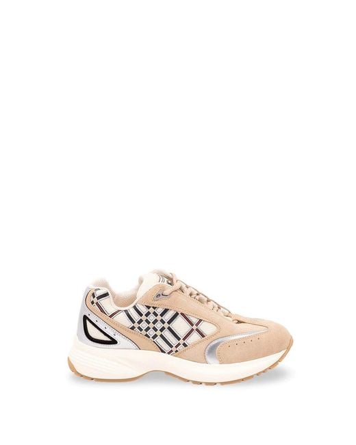 Burberry White Eclipse Sneakers