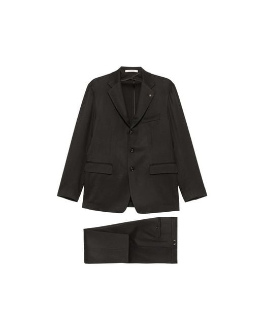 Tagliatore Black Suits for men