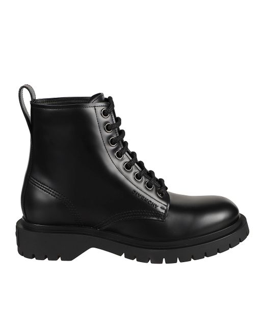 Givenchy Black Ankle Boots Leather