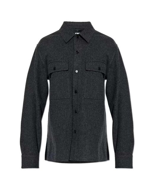 Jil Sander Blue Shirt Jacket for men