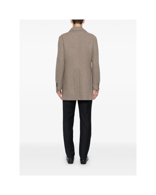 Tagliatore Brown Coats for men
