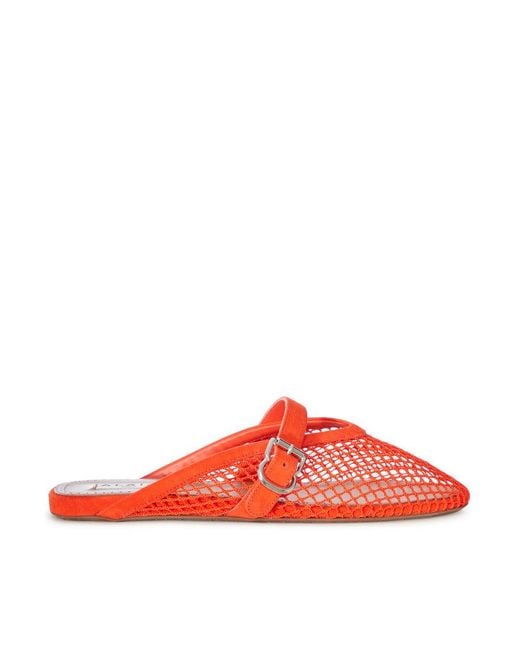 Alaïa Red Flat Mule