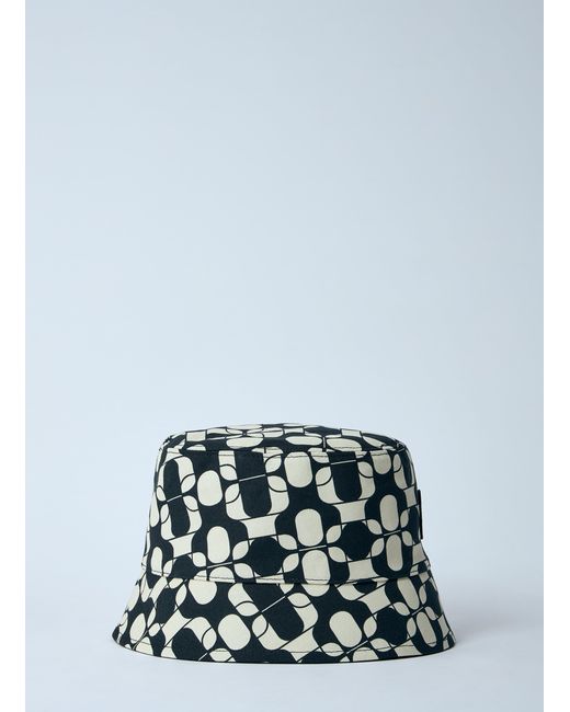 Moncler Blue Printed Bucket Hat