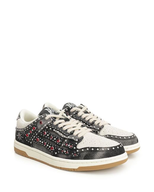 Amiri White "Stud Skel" Sneaker for men