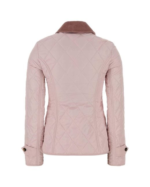 Burberry Pink Polyester Jacket