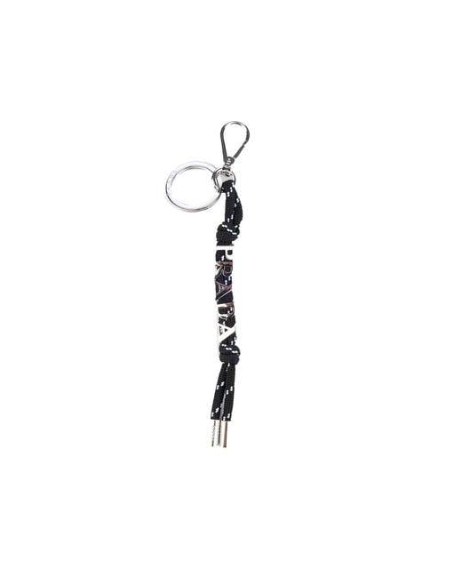 Prada Blue Accessories Keychains for men
