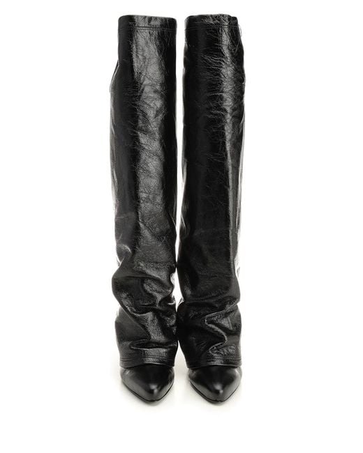 The Attico Black "Leon" Boot