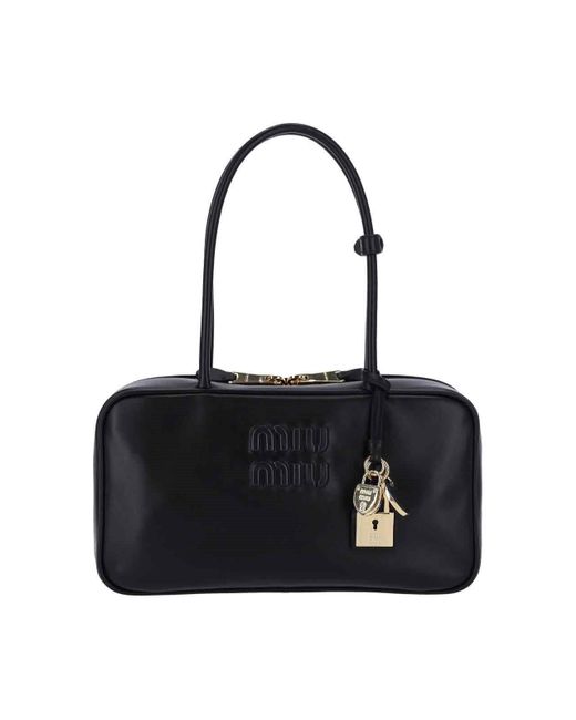 Miu Miu Black Beau' Shoulder Bag