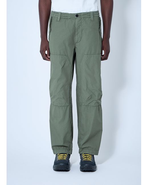 C P Company Green Microreps Cargo Pants for men