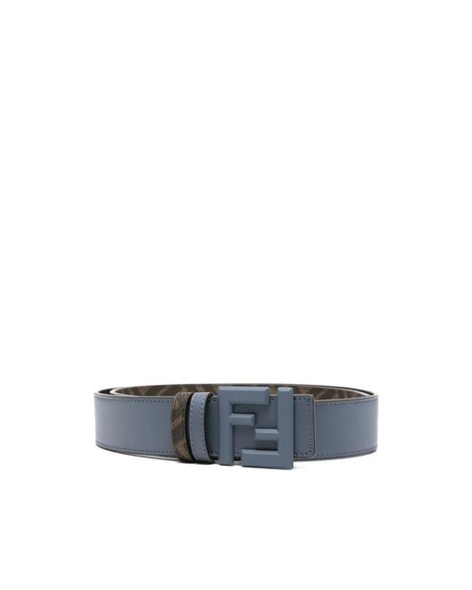 Fendi Blue Belts for men