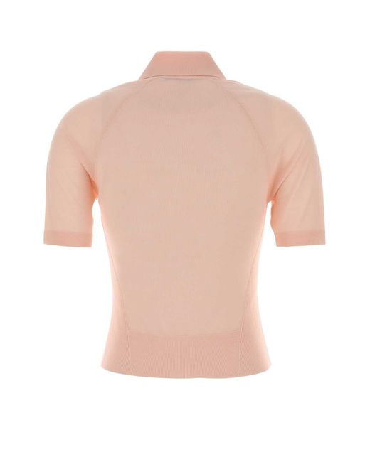 Givenchy Pink Wool Polo Shirt