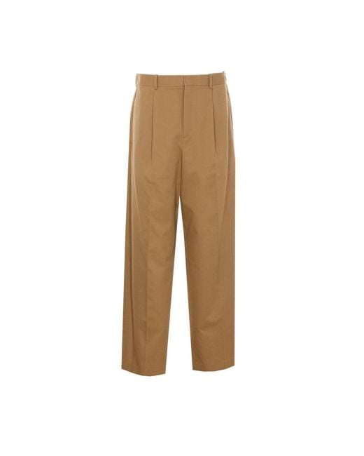 Loewe Natural Anagram Patch Logo Pants for men